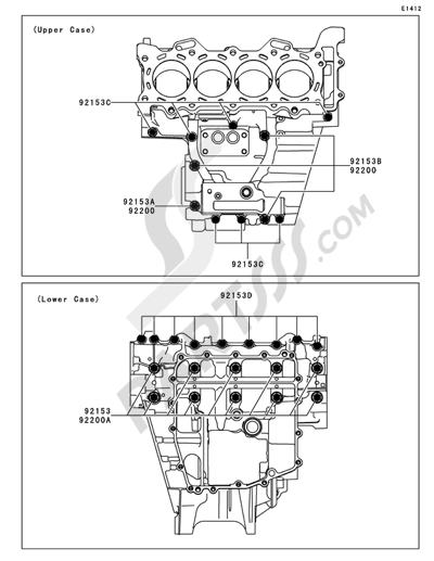 Kawasaki NINJA ZX-6R 2007. 分解図 純正部品をオンライン購入