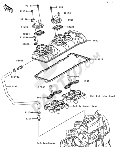 フロントフォーク Kawasaki NINJA ZX-6R 2009