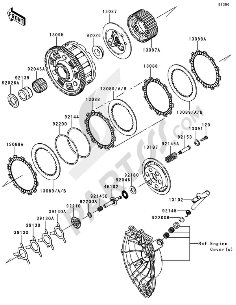 EMBRAYAGE Kawasaki NINJA ZX-6R 2010