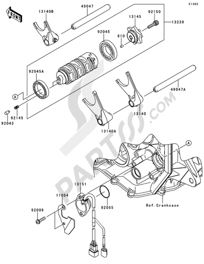 Throttle Kawasaki NINJA ZX-6R 2012