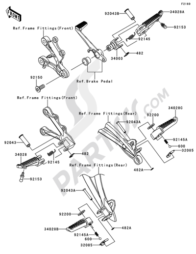 Ignition Switch Kawasaki NINJA ZX-6R 2012