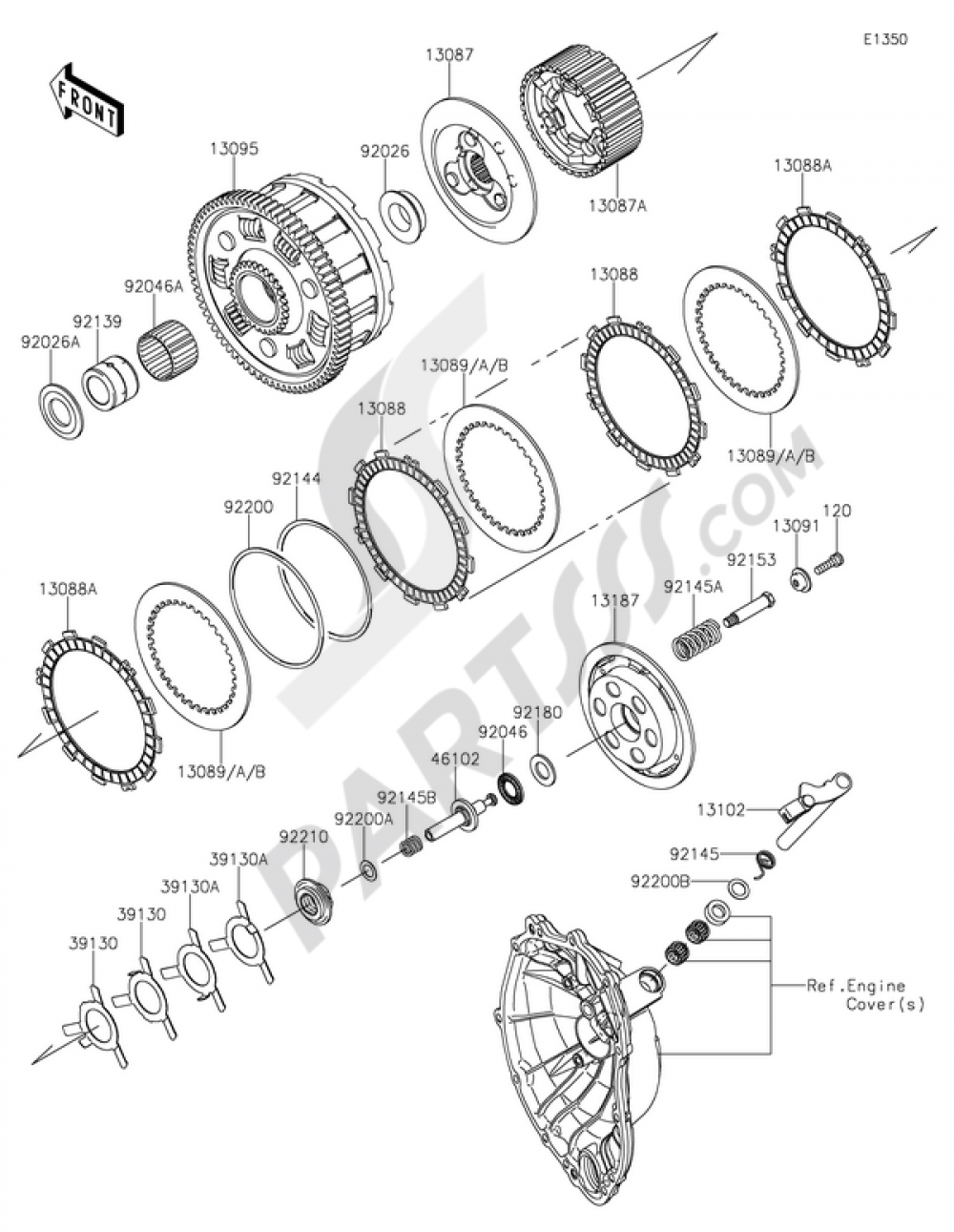 Clutch Kawasaki NINJA ZX-6R 2014