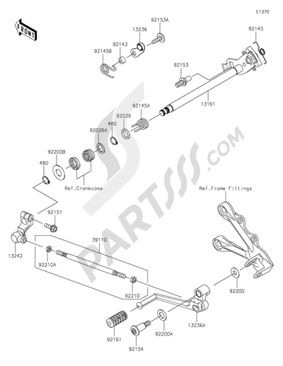 Fuel Tank(2/2) Kawasaki NINJA ZX-6R ABS 2013
