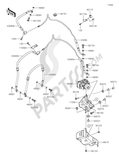 Fuel Tank(2/2) Kawasaki NINJA ZX-6R ABS 2013