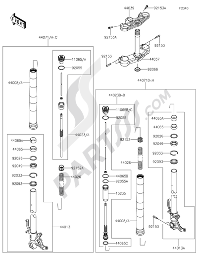 オイルクーラー Kawasaki NINJA ZX-6R ABS 2013