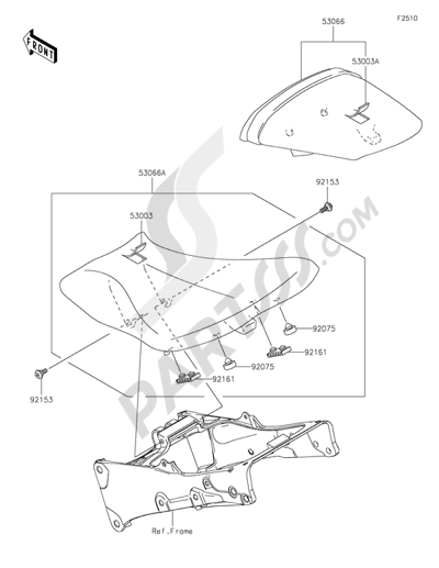オイルクーラー Kawasaki NINJA ZX-6R ABS 2013