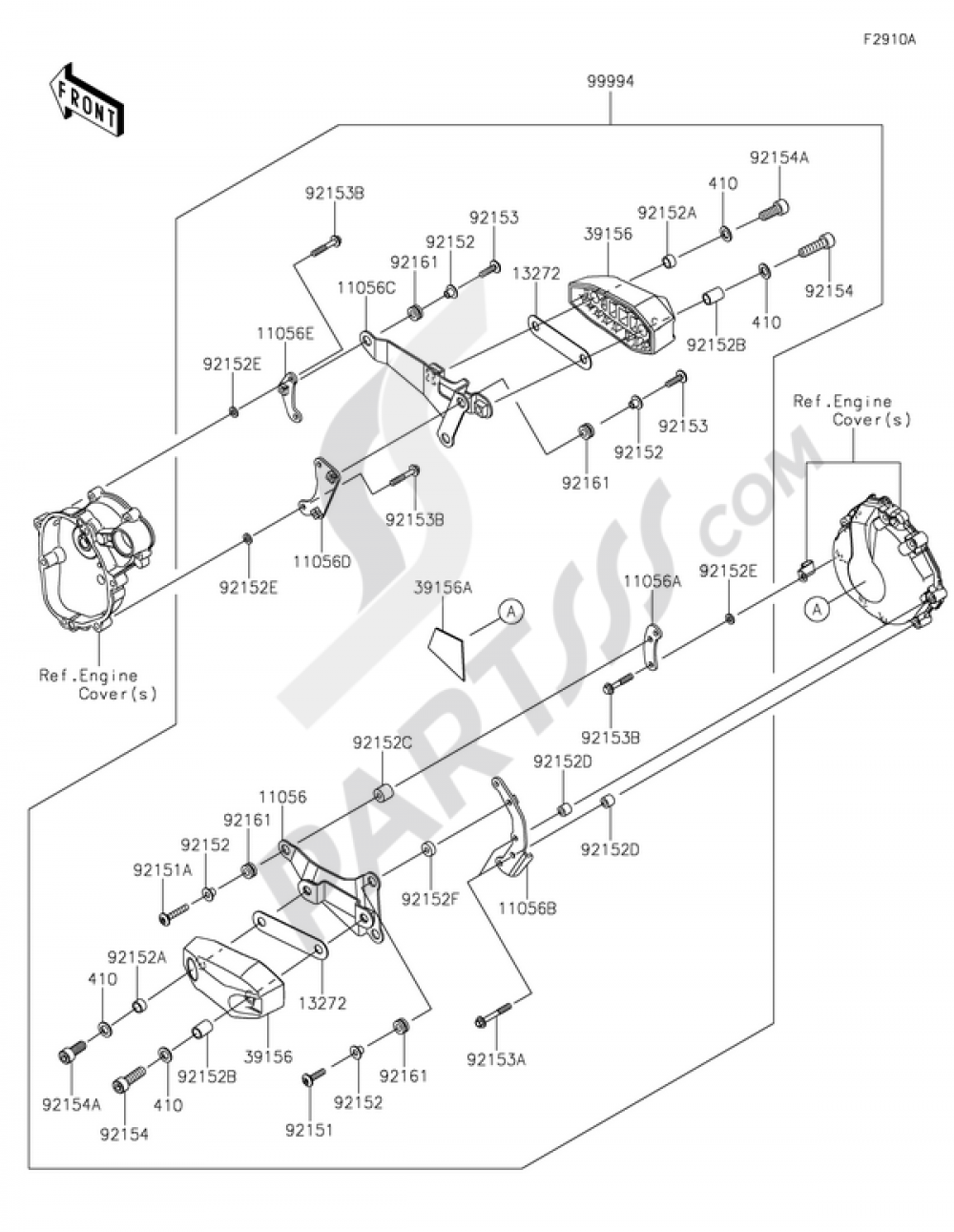 Accessory(Engine Guard) Kawasaki NINJA ZX-6R ABS 2013