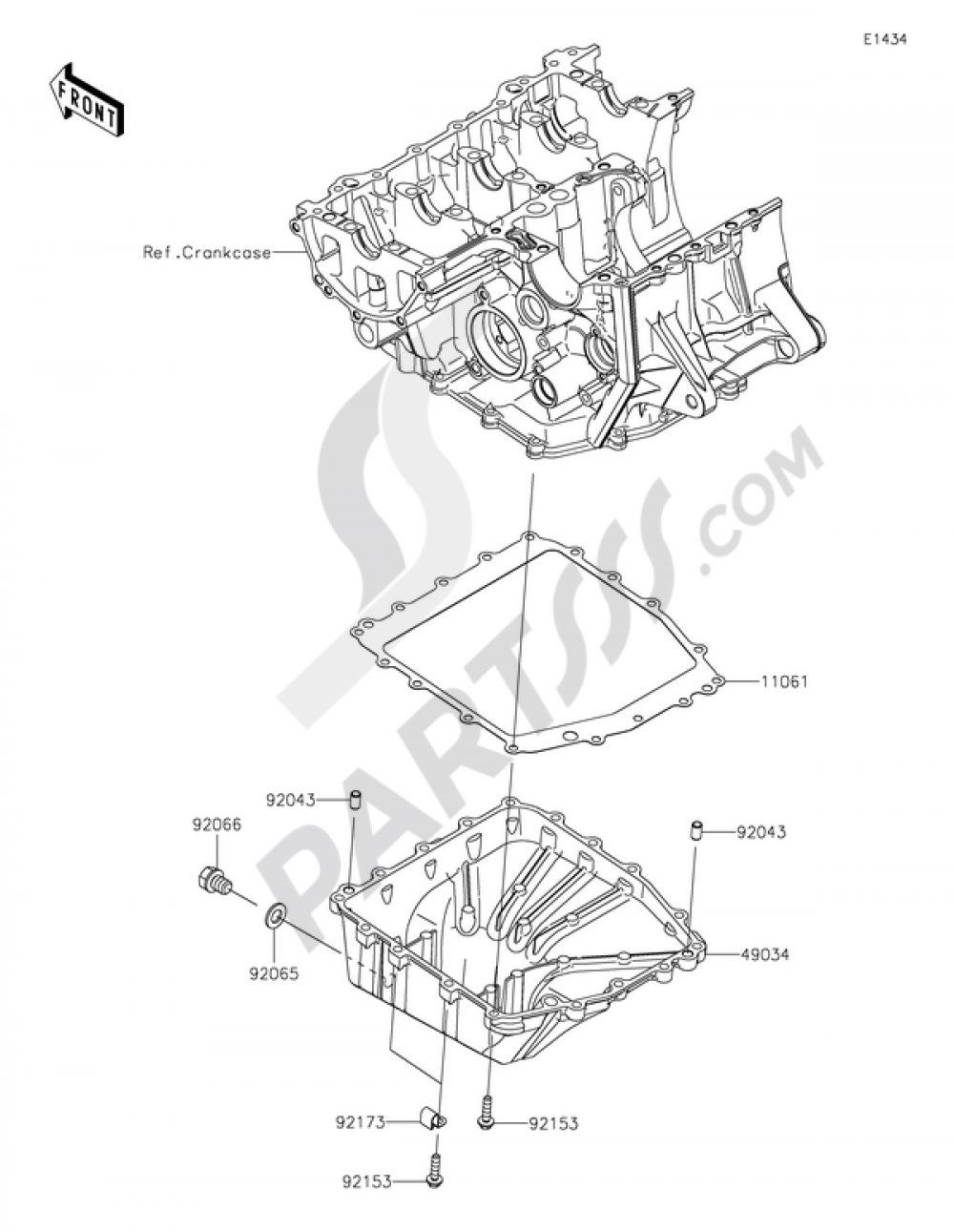 Oil Pan Kawasaki NINJA ZX-6R ABS 2015