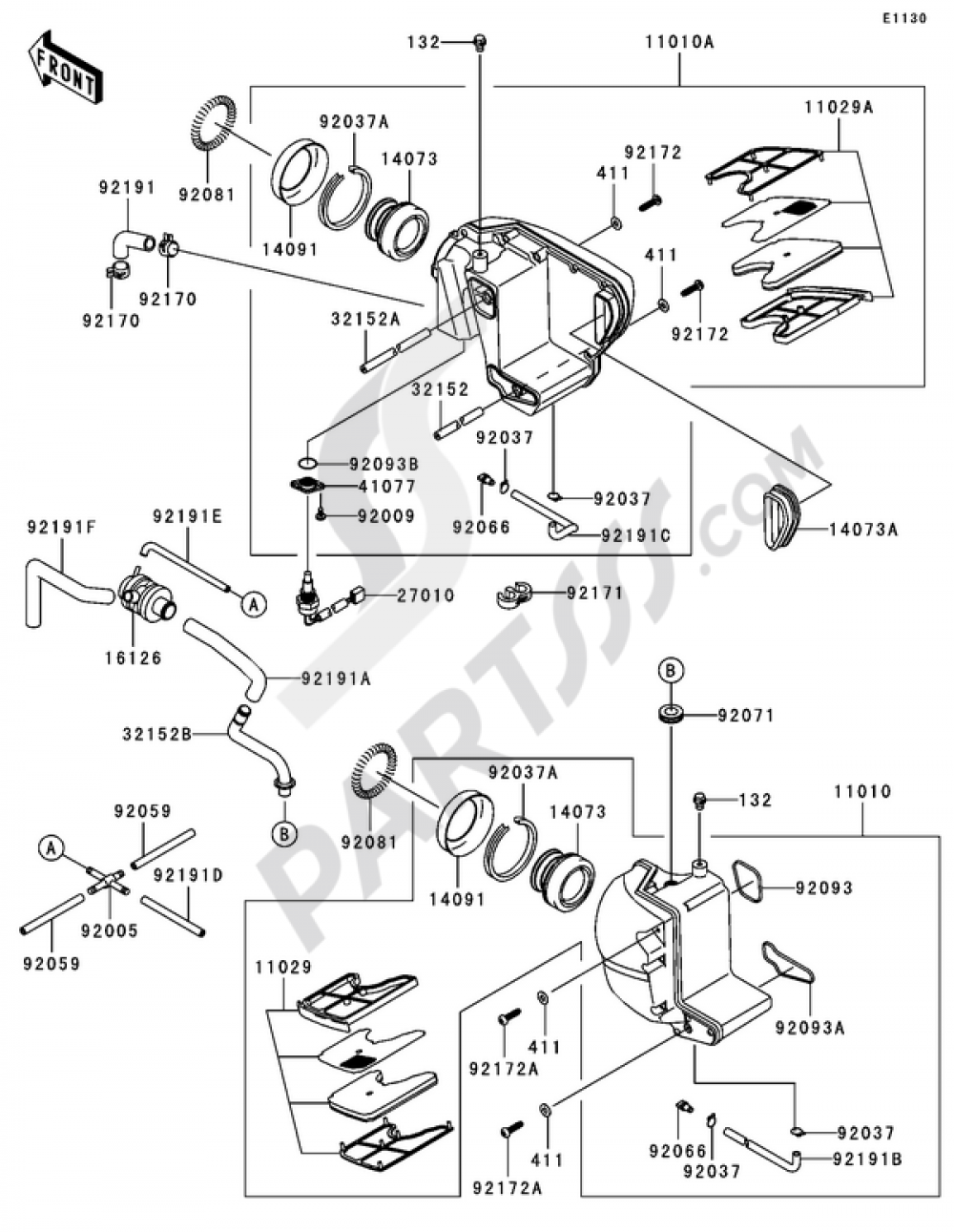 Air Cleaner Kawasaki W650 2006