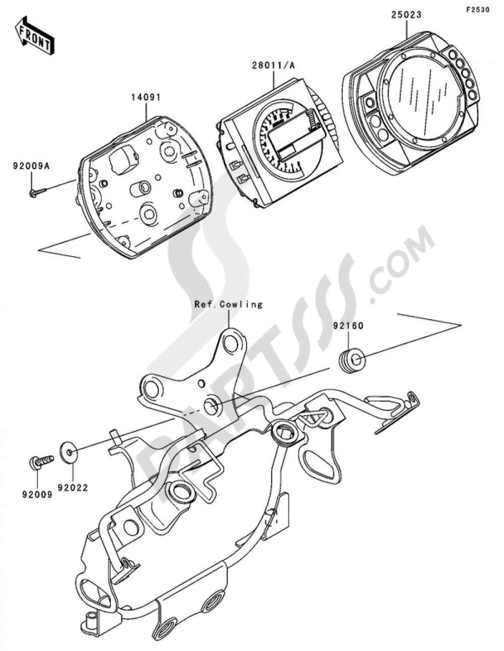 Meter(s) Kawasaki Z1000 2005