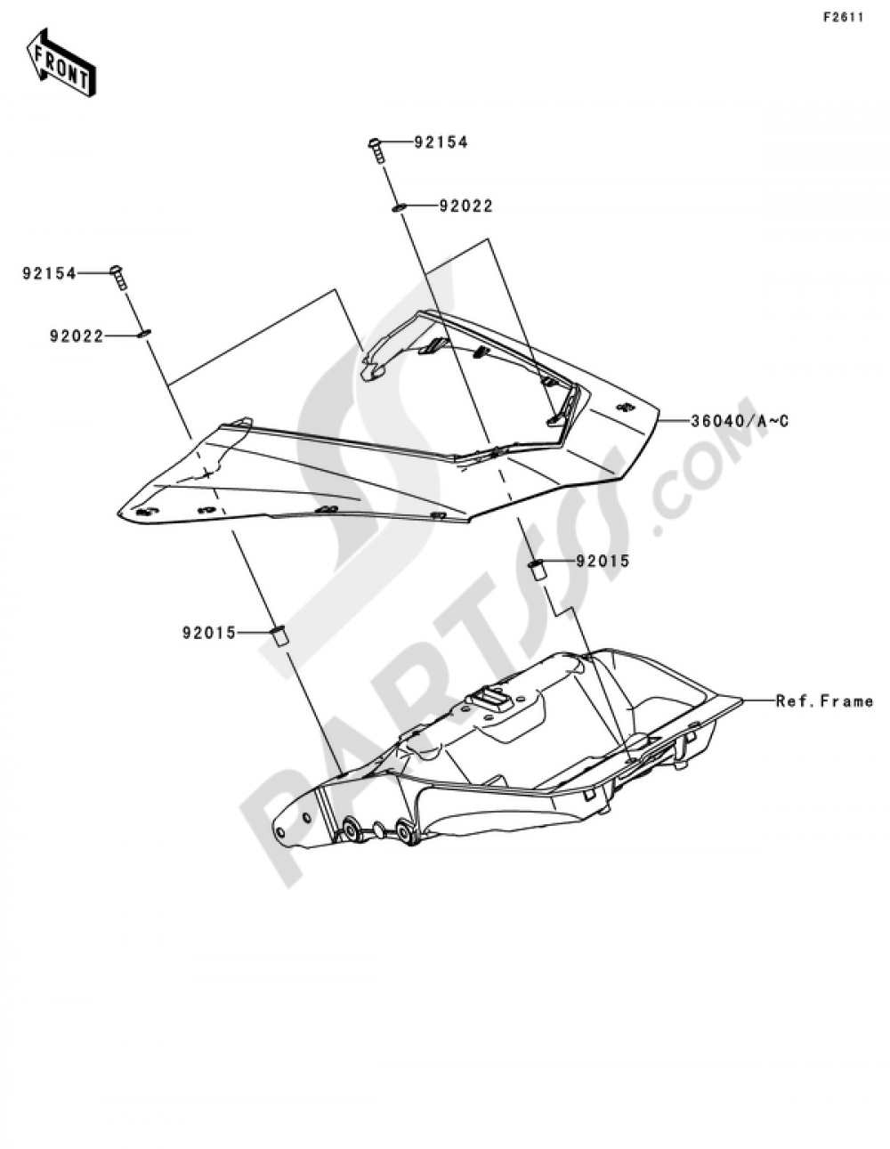 Side Covers Kawasaki Z1000SX 2013