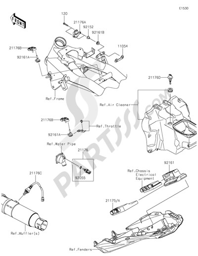 COWLING Kawasaki Z800 2013