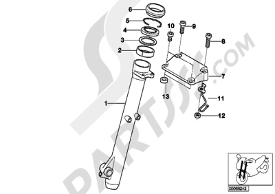 Bmw F650GS Dakar 2001-2004 (R13). 分解図 純正部品をオンライン購入