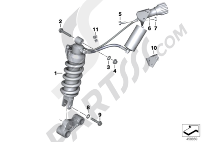 Pyramid Parts Fork Suspension Kit For BMW F650 GS 2000 – SUS052