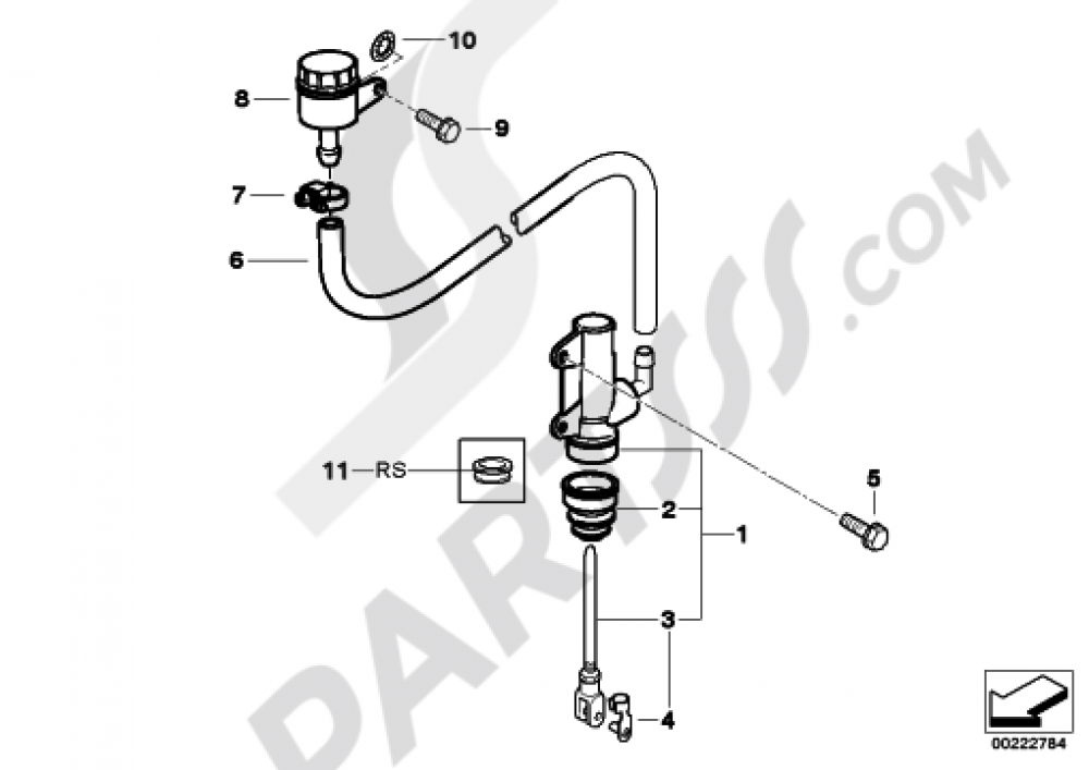 Brembo Rear Brake Master Cylinder Förmånlig