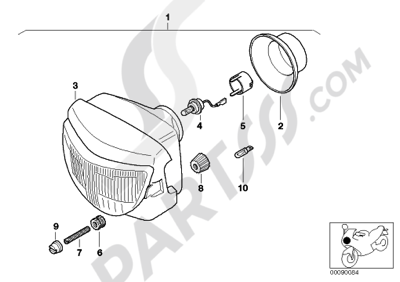Despiece Bmw F650GSM 2005-2007 (R13) | Repuestos originales Bmw F650GSM