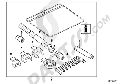 Bmw F700GS F700GS (K70) CAR TOOL, SERVICE KIT