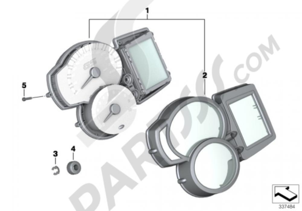 INSTRUMENT CLUSTER Bmw F800S F800S (K71)