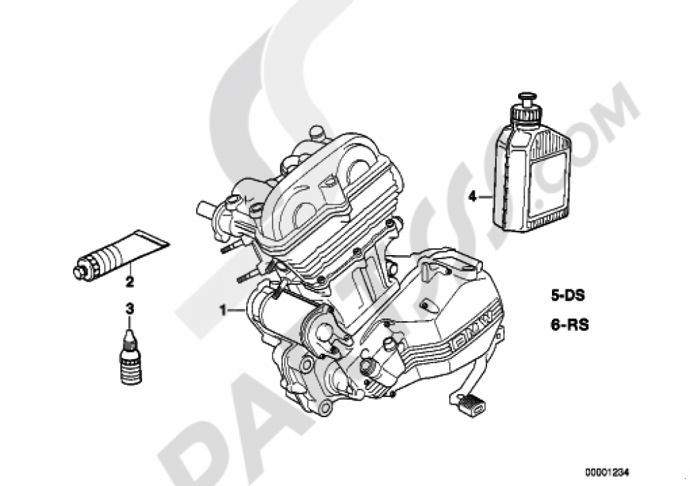 ENGINE Bmw G650GS SERTAO G650GS SERTAO (R134)