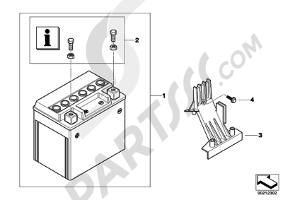 Bmw HP2 ENDURO HP2 ENDURO (K25H) BATTERY AGM