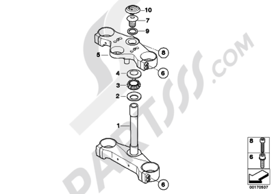 Bmw HP2 ENDURO HP2 ENDURO (K25H) FORK BRIDGE