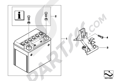 Bmw HP2 SPORT HP2 SPORT (K29) BATTERY AGM