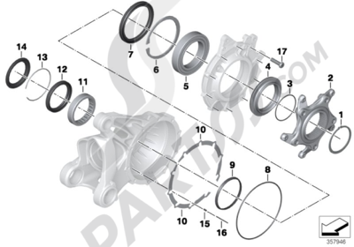 Bmw HP2 SPORT HP2 SPORT (K29) BEARING FOR RING GEAR