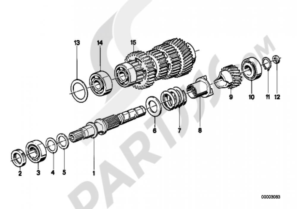 Kit Réparation Transmission BMW K100 1982-1991 - Pièces Neuves, Réf 7563243