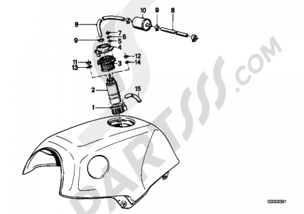 FUEL PUMPFUEL FILTER Bmw K100 K100 (K589)
