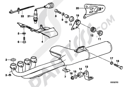 Bmw K100RS K100 RS (89V1). 分解図 純正部品をオンライン購入