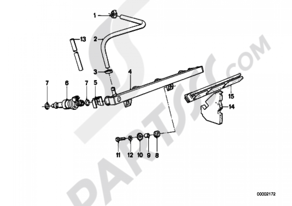FUEL INJECTION SYSTEMINJECTION VALVE Bmw K100RS K100 RS (K589)