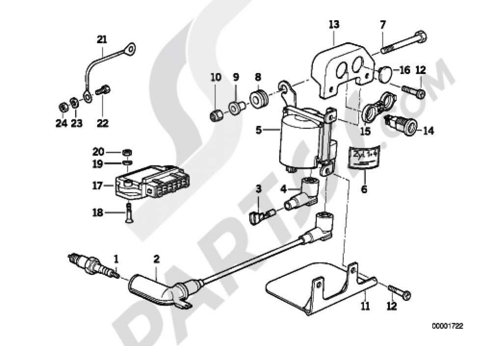 IGNITION SYSTEM Bmw K1100LT K1100 LT (89V2)