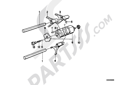 Bmw K1100RS K1100RS (89V2). 分解図 純正部品をオンライン購入