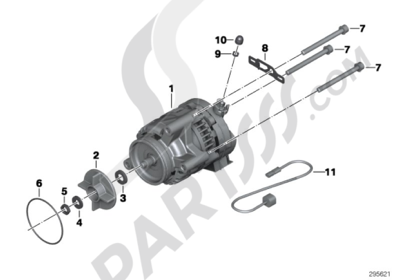 Bmw K1200GT 2006-2008 (K44) ALTERNATOR DENSO 70A