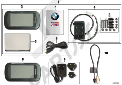 Bmw K1200GT 2006-2008 (K44) BMW MOTORRAD NAVIGATOR ADVENTURE