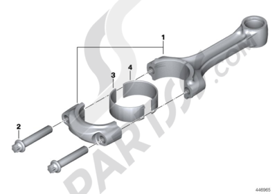 Bmw K1200GT 2006-2008 (K44) CONNECTING ROD  CONNECTING ROD BEARING