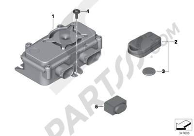 Bmw K1200GT 2006-2008 (K44) CONTROL MODULE FOR RDC - DWARDC