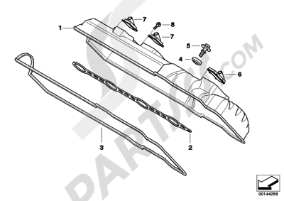 Bmw K1200GT 2006-2008 (K44) CYLINDER HEAD  COVER  GASKETS
