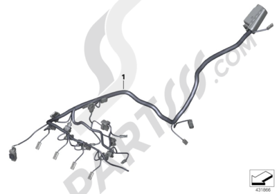 Bmw K1200GT 2006-2008 (K44) ENGINE WIRING HARNESS