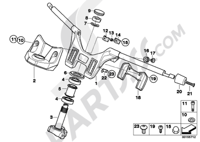 Bmw K1200GT 2006-2008 (K44) HANDLEBAR