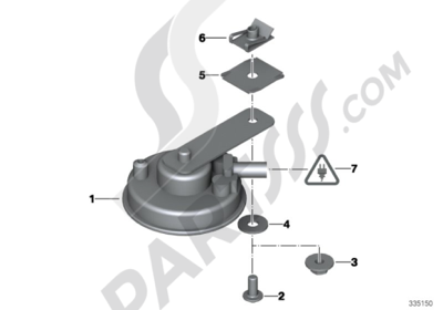 Bmw K1200GT 2006-2008 (K44) HORN