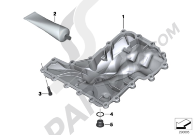 Bmw K1200GT 2006-2008 (K44) OIL PAN