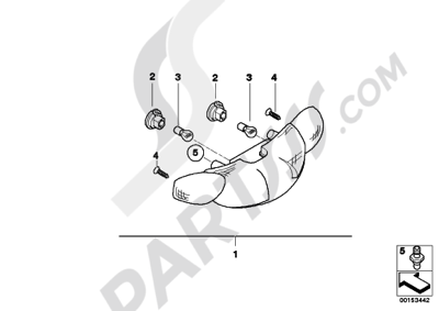 Bmw K1200GT 2006-2008 (K44) REAR LIGHT