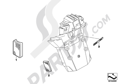 Bmw K1200GT 2006-2008 (K44) REFLECTORS