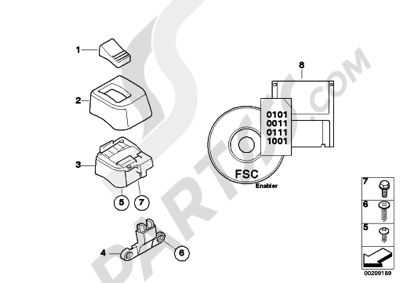 Bmw K1200GT 2006-2008 (K44) RETROFIT ASC