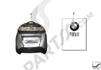 Bmw K1200GT 2006-2008 (K44) SOFTBAG 2, SMALL