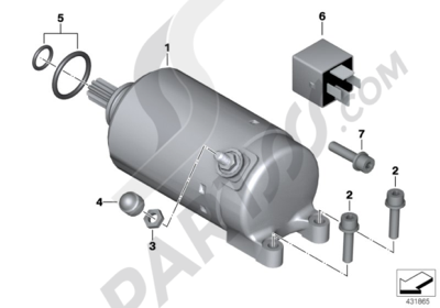 Bmw K1200GT 2006-2008 (K44) STARTER