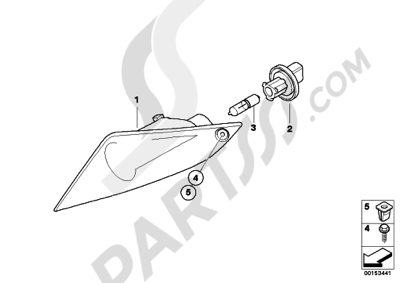 Bmw K1200GT 2006-2008 (K44) TURN INDICATOR