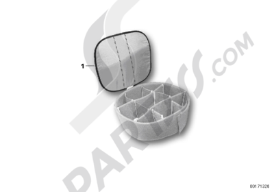 Bmw K1200GT 2006-2008 (K44) VARIO INSERT, TANK SADDLEBAG