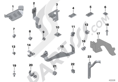 Bmw K1200GT 2006-2008 (K44) VARIOUS CABLE HOLDERS